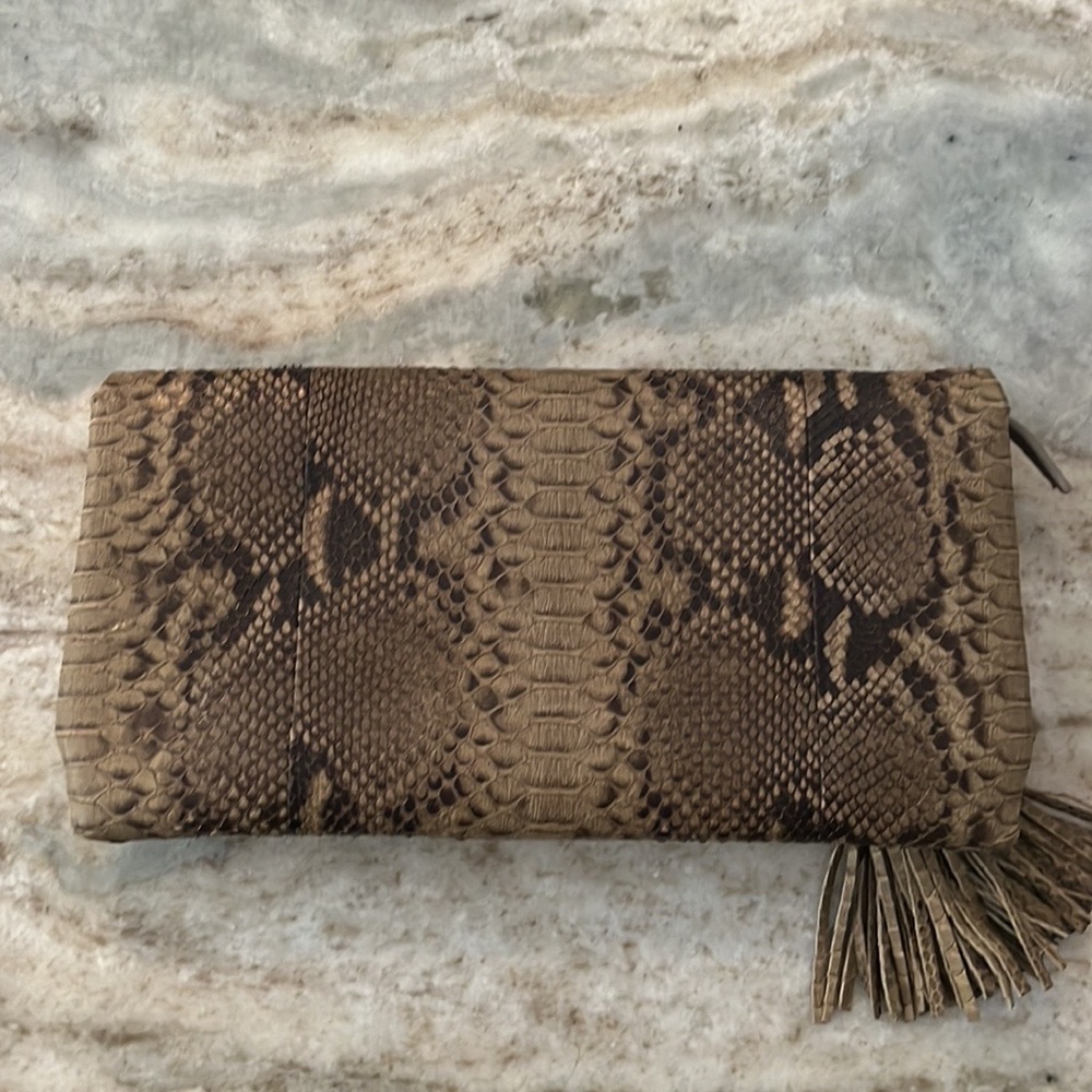 Snakeskin (Python) Clutch - image 3